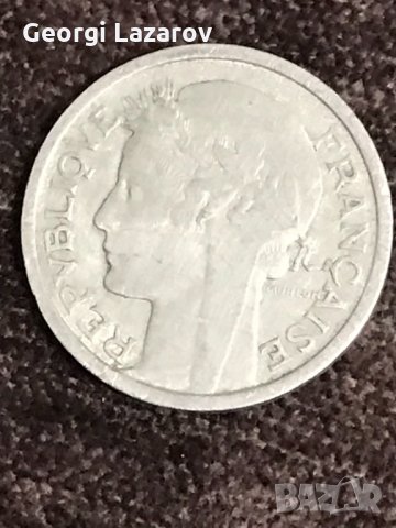 1 франк Франция 1948, снимка 2 - Нумизматика и бонистика - 35067731