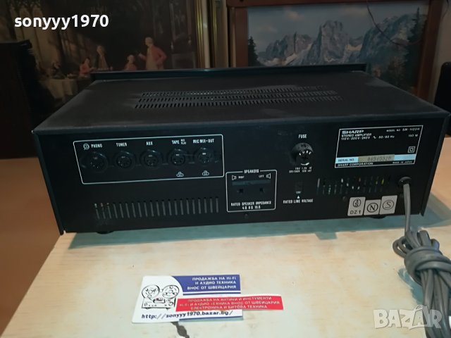 SHARP STEREO AMPLIFIER-MADE IN JAPAN 0604231304, снимка 7 - Ресийвъри, усилватели, смесителни пултове - 40276804