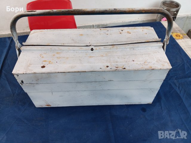 Стар метален куфар за инстументи, снимка 9 - Куфари с инструменти - 43398478