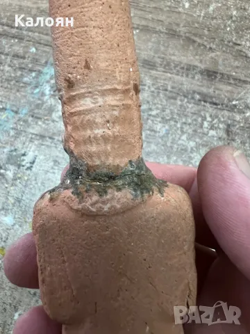 Старинна теракотена фигурка , снимка 8 - Други ценни предмети - 47311979