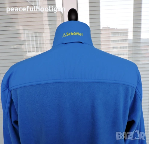Schoffel мъжко синьо поларено яке за планина  с цип като ново, размер XL, снимка 10 - Якета - 53394369