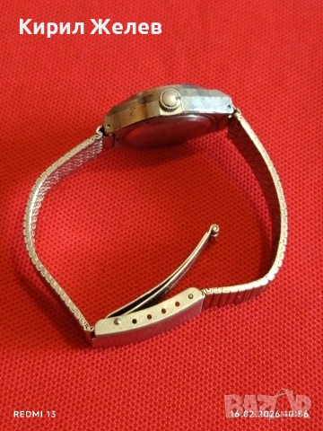 Стар дамски часовник ЗАРЯ СССР кварцов рядък за КОЛЕКЦИЯ 24436, снимка 5 - Антикварни и старинни предмети - 53492117