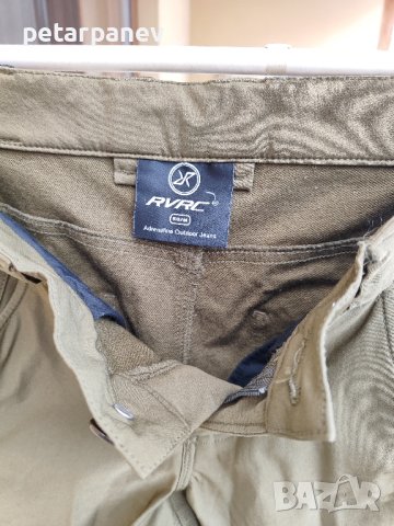 Revolutionrace Adrenaline Outdoor Jeans Men Dark Olive - М размер, снимка 5 - Панталони - 36066012