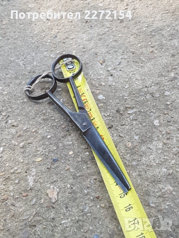 Френска ножица, снимка 5 - Антикварни и старинни предмети - 51467145