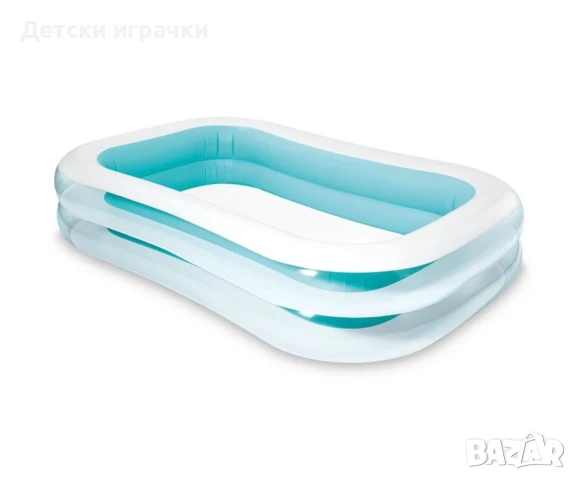 Семеен надуваем басейн INTEX Family, 262 х 175 х 56 см, снимка 4 - Басейни и аксесоари - 50929876