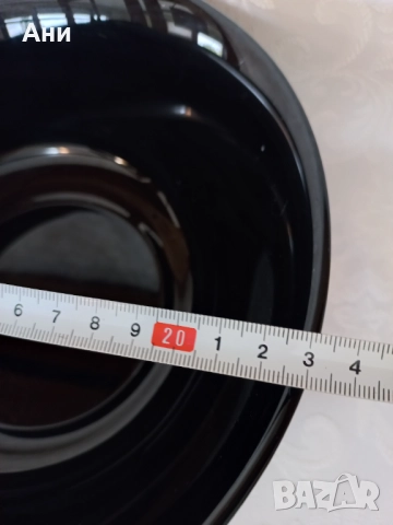 Сервиз от черен аркопал, снимка 7 - Сервизи - 51498521