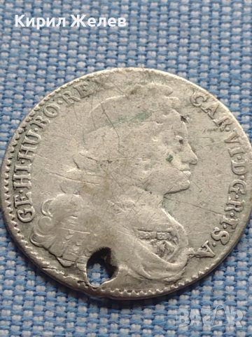Сребърна монета 6 кройцера 1737г. Карл шести Хал Свещена Римска Империя 13609, снимка 4 - Нумизматика и бонистика - 42968283