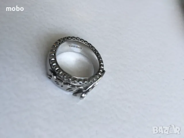 Красива халка, марка DIESEL, общо тегло 8.25г  , снимка 4 - Пръстени - 49901648