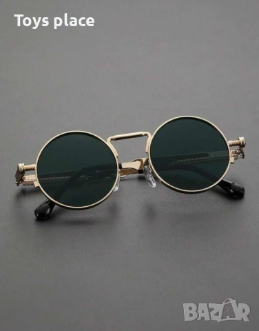 2 Модела слънчеви очила с кръгли очила стъкла, кръгли слънчеви очила модел 2025, снимка 3 - Слънчеви и диоптрични очила - 50726820