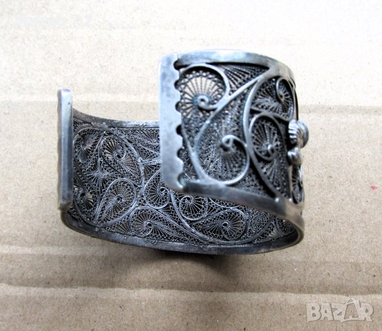 дамска сребърна гривна - 17, снимка 8 - Гривни - 43377124