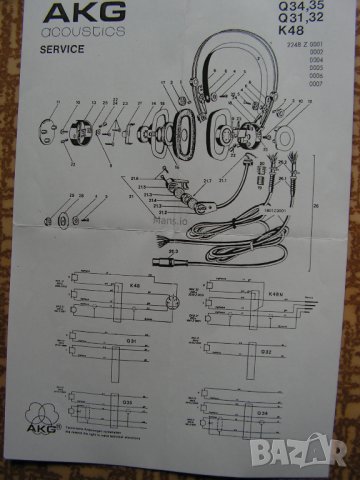 Професионални комуникационни слушалки с микрофон AKG Q-34, снимка 8 - Слушалки и портативни колонки - 38387294