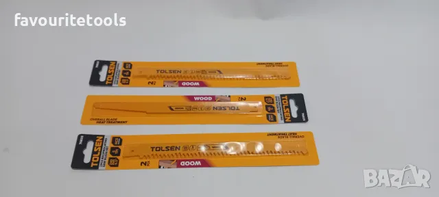 Комплект ножове за дърво за саблен трион Tolsen 2бр., снимка 2 - Други инструменти - 49087929