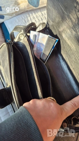 Дамска чанта от камилска кожа, снимка 7 - Чанти - 52752378