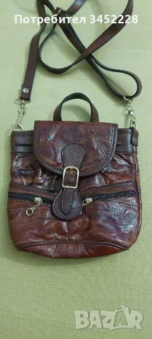 чантичка кожена дамска, снимка 1
