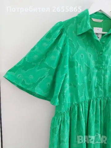 Рокля в зелено ellos, снимка 5 - Рокли - 50374808
