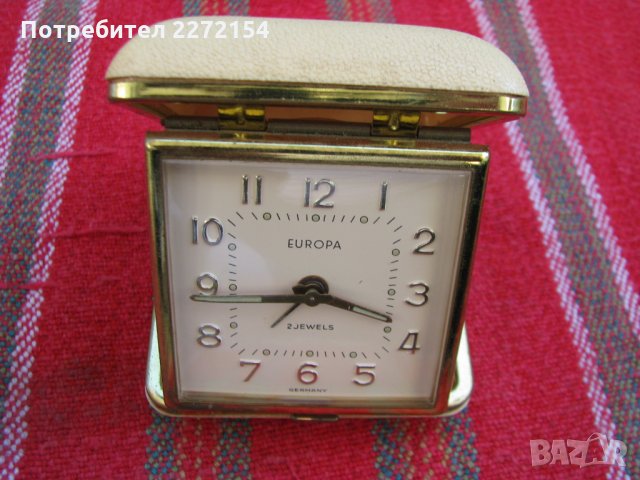 Джобен часовник будилник, снимка 3 - Антикварни и старинни предмети - 28410724