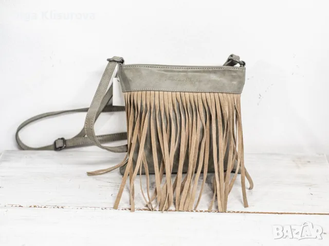 Ефектна дамска кожена чанта Fritzi aus Preußen