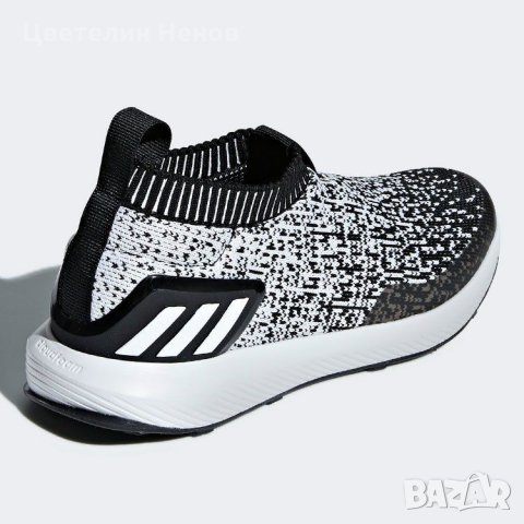 маратонки ADIDAS RAPIDARUN LACELESS KNIT BLACK  номер 39,5-40 , снимка 6 - Маратонки - 26727607