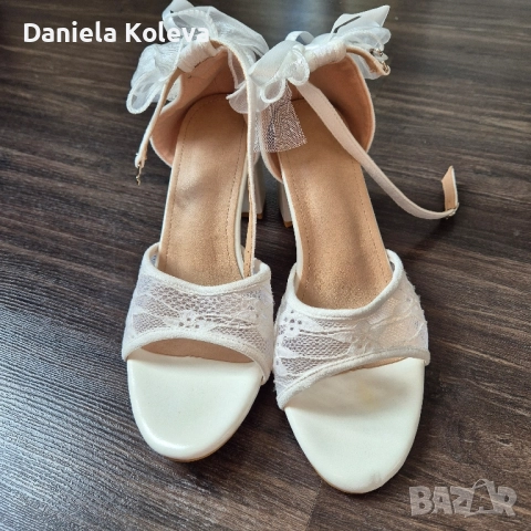 Сватбени обувки / булчински обувки, снимка 2 - Дамски обувки на ток - 52502323