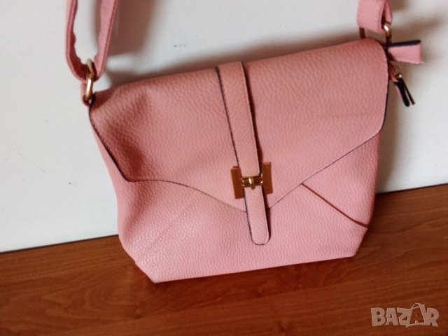 Чанта в розово, квадрат, снимка 6 - Чанти - 24951231
