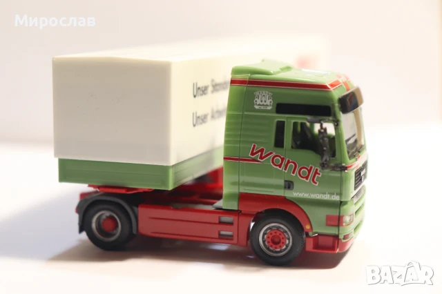 HERPA H0 1/87 MAN ВЛЕКАЧ KАМИОН МОДЕЛ TIR, снимка 4 - Колекции - 51073968