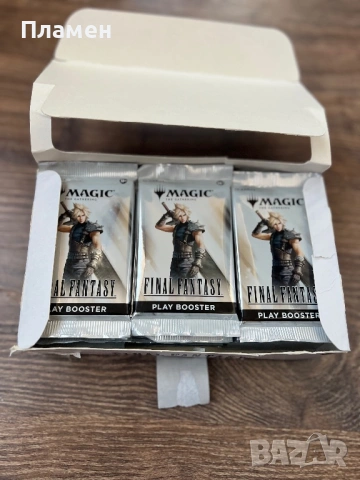 Magic The Gathering Final Fantasy Play Booster Box 30 пакета x 14 карти Ново, снимка 12 - Колекции - 53474371