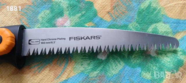 Градински сгъваем трион FISKARS с 16 см. дължина на острието. Нов., снимка 2 - Градински инструменти - 43436494
