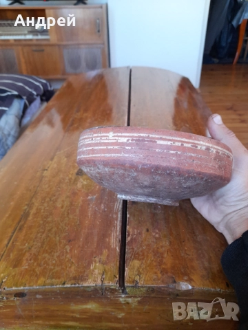 Стара керамична паница #17, снимка 5 - Други ценни предмети - 52850933