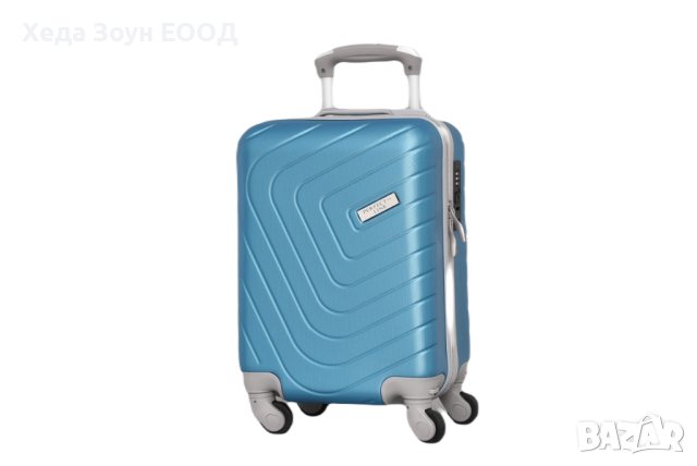 Куфар с махащи се колелца 40x30x20см БЕЗ и 46x30x20см с колела - Черен/Сив/Син, снимка 10 - Куфари - 40852561