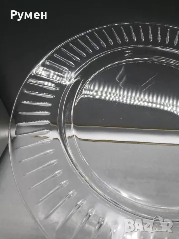 Голям кристален поднос , снимка 3 - Чинии - 49350793