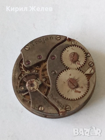 Механизъм с циферблат от стар ръчен часовник 51397, снимка 3 - Мъжки - 52252942