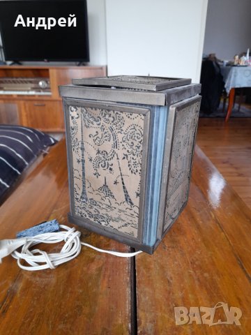 Стара декоративна лампа #5, снимка 4 - Антикварни и старинни предмети - 43091412