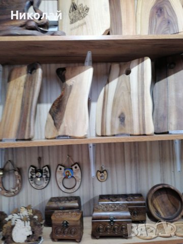 "Дървенийки Бургас"Дървени дъски, талари, лъжици, шпатули, точилки, солници и др., снимка 2 - Аксесоари за кухня - 38468313