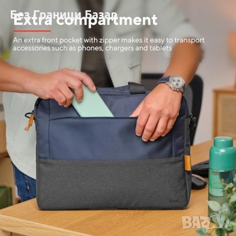 Нов Калъф за Лаптоп Trust Lisboa - Защита и Стил, 16 инча, Син, снимка 10 - Лаптоп аксесоари - 43407810