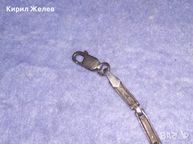 АРИСТОКРАТИЧНА СРЕБЪРНА АРТ ГРИВНА СРЕБРО925 Част От КОМЛЕКТ ИНКРУСТИРАНО с ФАСЕТИРАНИ ЦИРКОНИ 33156, снимка 15 - Гривни - 39568440