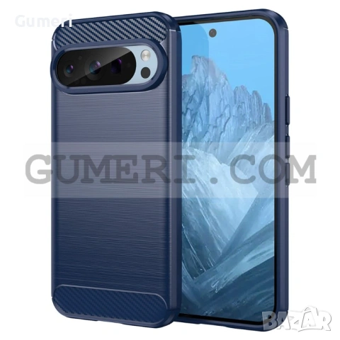 Гръб "Карбон Шарк" за Google Pixel 9 Pro, снимка 3 - Калъфи, кейсове - 53260682