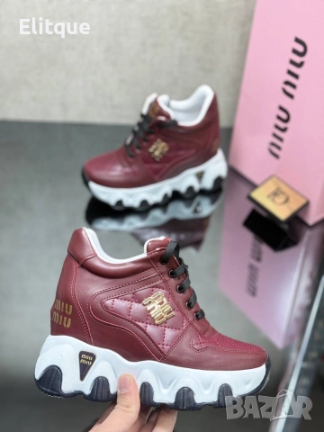 дамски маратонки на платформа miu miu Tommy Hilfiger Gucci , снимка 9 - Маратонки - 52612319