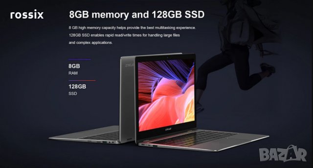 Teclast F6s Laptop 13.3 inch Intel 8GB LPDDR4 RAM Windows 10 128GB SSD, снимка 3 - Лаптопи за дома - 31239299