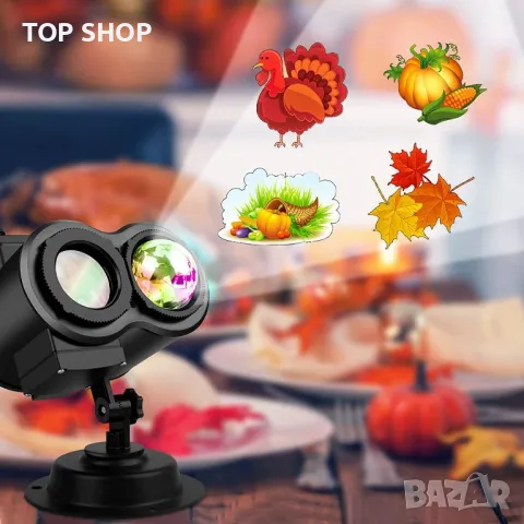 Външен коледен прожектор с 18 шаблона и светлинни ефекти  , снимка 13 - Други - 48805009