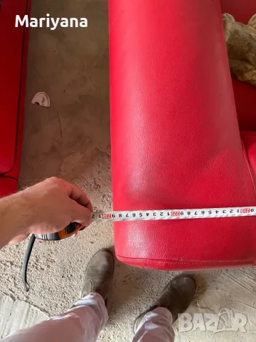 Кожен диван и фотьойл, снимка 7 - Дивани и мека мебел - 50056042