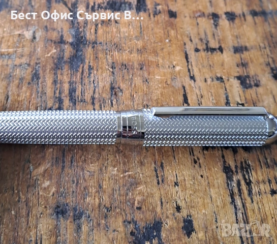 химикалка HUGO BOSS Elemental сребро метал с шарки тип рибена кост, снимка 7 - Ученически пособия, канцеларски материали - 53382566