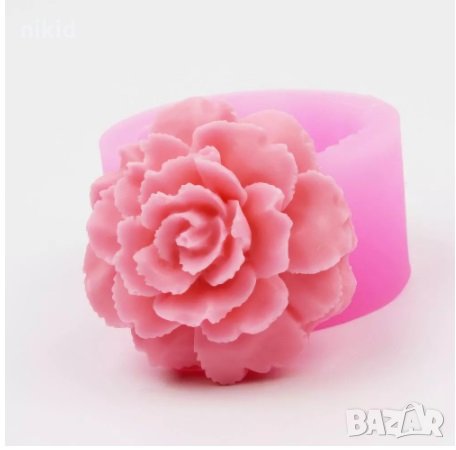  3D дълбок Карамфил силиконов молд форма декорация торта фондан шоколад сапун гипс, снимка 4 - Форми - 23209787