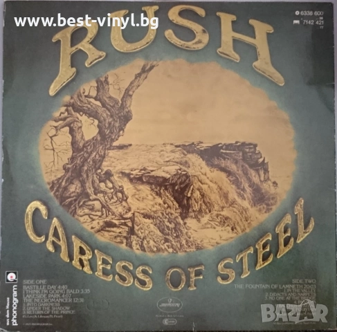 Грамофонна Плоча (Rush - Caress Of Steel), снимка 2 - Грамофонни плочи - 53250711