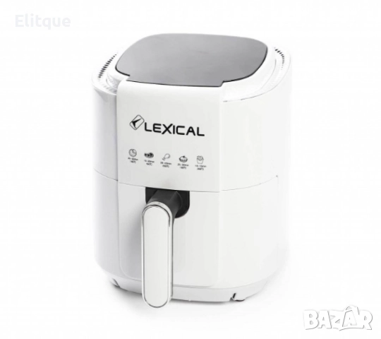 Фритюрник с горещ въздух Lexical Airfryer LAF-3011-1/2 1200W 3.5L бял/черен, снимка 2 - Други - 52869413