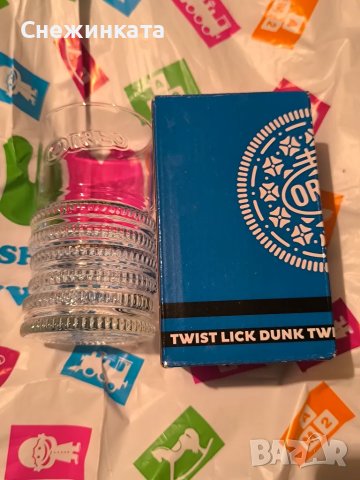 Стъклена чаша Орео (Oreo), снимка 1