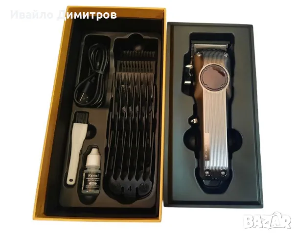 Професионална машинка за подстригване Kemei KM-1551, снимка 2 - Машинки за подстригване - 49574114