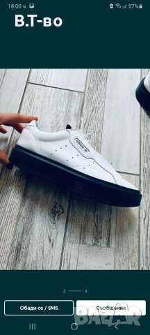 Adidas sleek сникърси, снимка 2 - Маратонки - 37033207