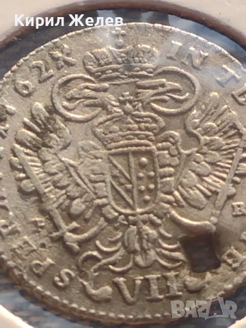 Сребърна монета 7 кройцера 1762г. Франц първи Свещена Римска Империя 13739, снимка 9 - Нумизматика и бонистика - 43015038