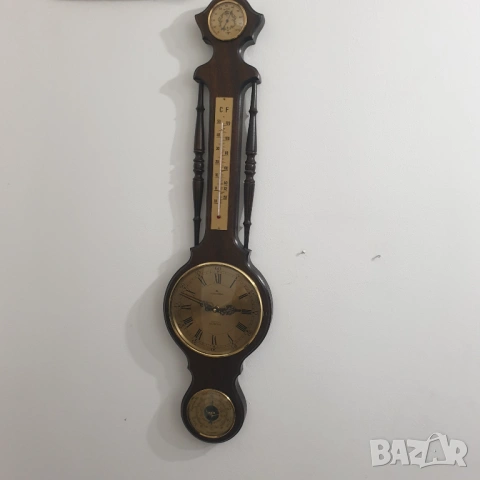 Голям барометър,термометър,влагометър и часовник