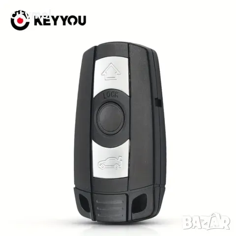 Кутийка за дистанционно/ключ за BMW, 3 бутона, острие HU92 за серия 1, 3, 5, 6, E90, E91, E92, E60